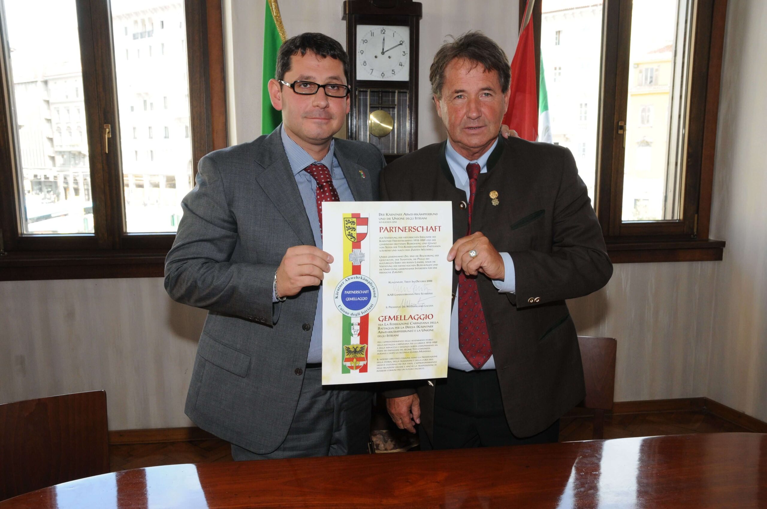 Partenariato.KAB .2008.10.24 - Unione degli Istriani